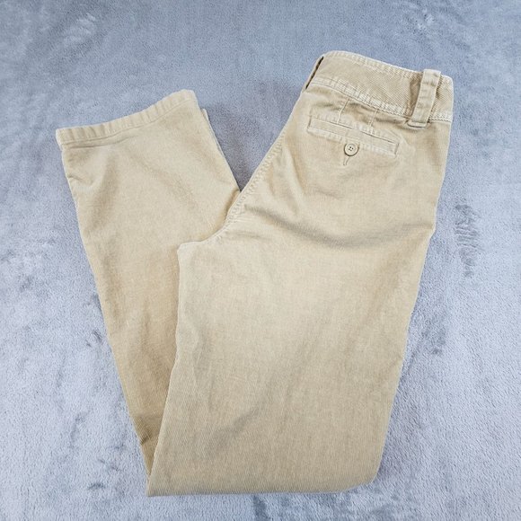 Talbots Pants Women's 8 Beige Corduroy Stretch Casual Office‎ Wear Comfort - Picture 5 of 11